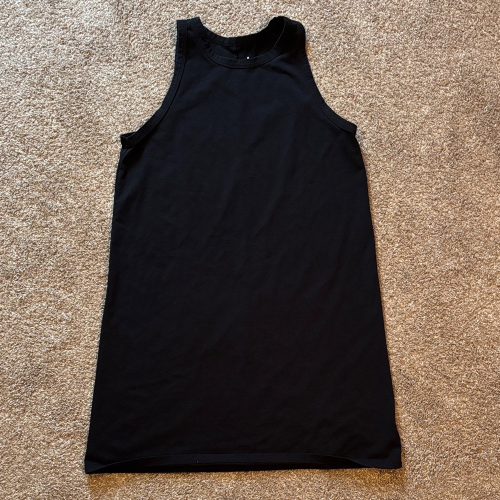 Black Sleeveless Tank Dress